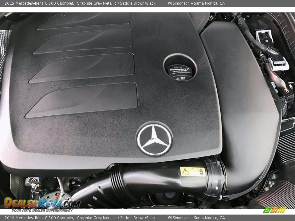 2019 Mercedes-Benz C 300 Cabriolet Graphite Grey Metallic / Saddle Brown/Black Photo #32