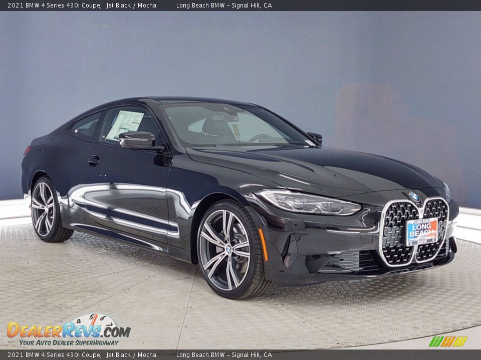 2021 BMW 4 Series 430i Coupe Jet Black / Mocha Photo #27