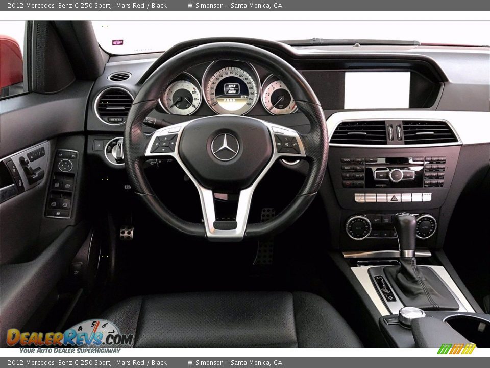 2012 Mercedes-Benz C 250 Sport Mars Red / Black Photo #4