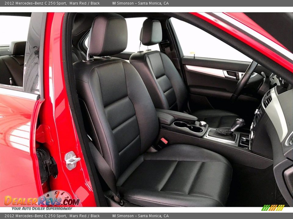 2012 Mercedes-Benz C 250 Sport Mars Red / Black Photo #6