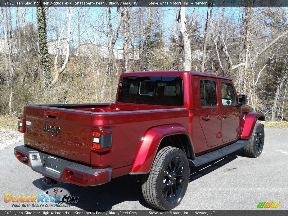 2021 Jeep Gladiator High Altitude 4x4 Snazzberry Pearl / Black/Steel Gray Photo #6