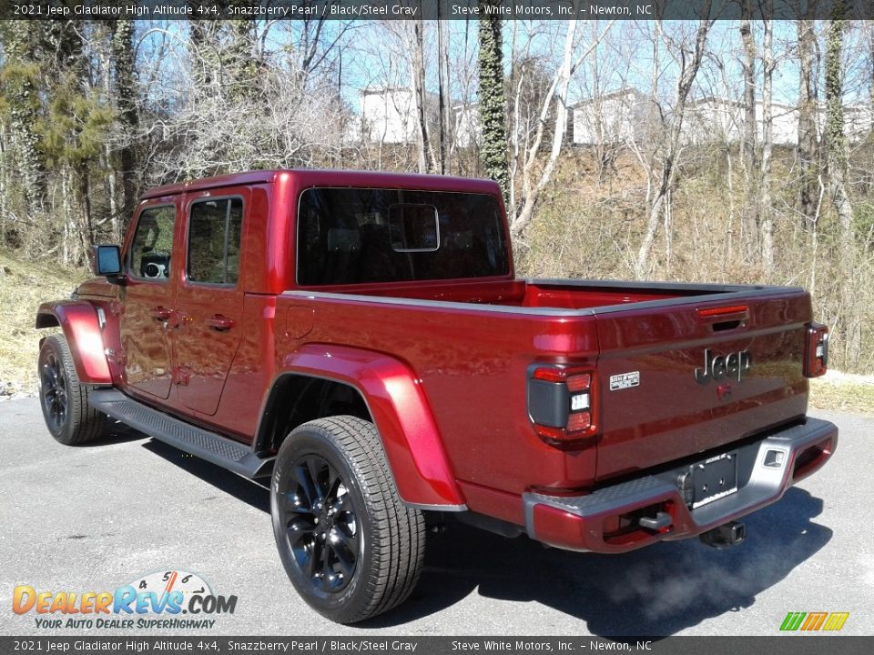 2021 Jeep Gladiator High Altitude 4x4 Snazzberry Pearl / Black/Steel Gray Photo #9