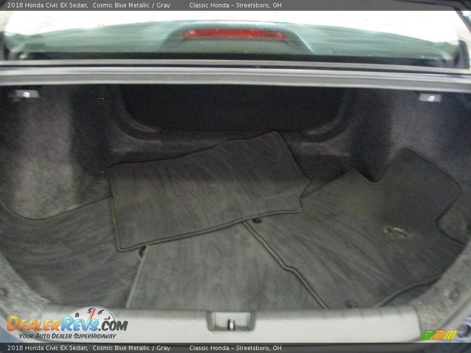 2018 Honda Civic EX Sedan Cosmic Blue Metallic / Gray Photo #21