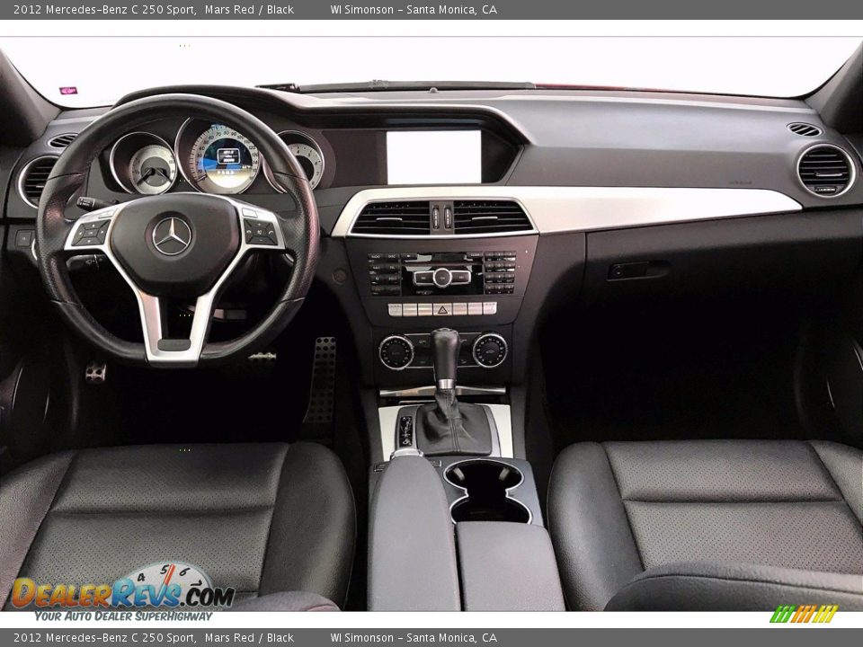 2012 Mercedes-Benz C 250 Sport Mars Red / Black Photo #15