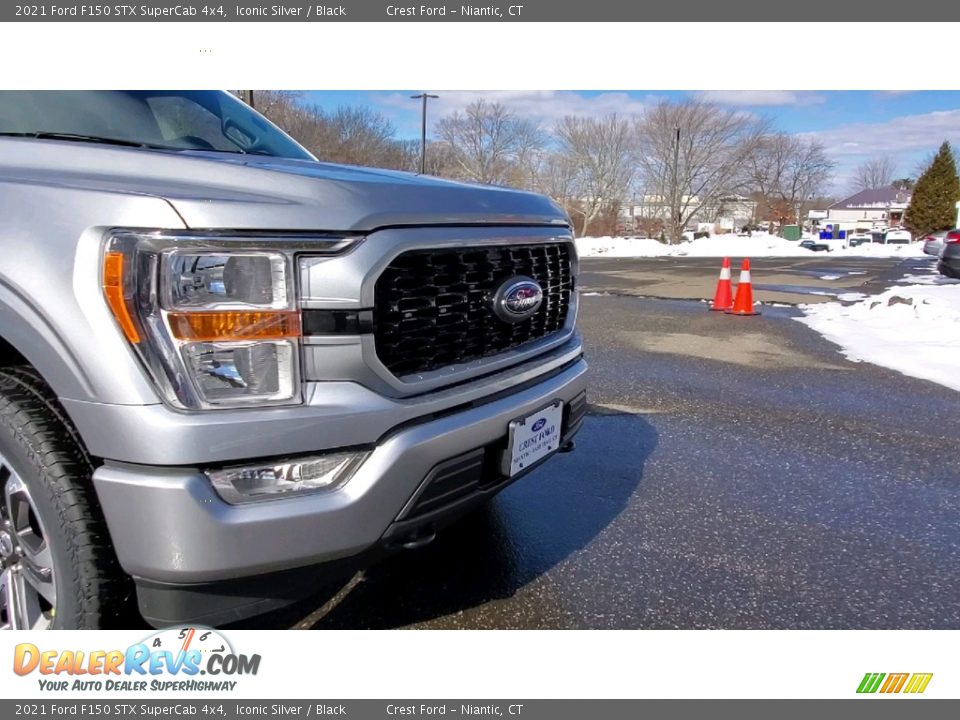 2021 Ford F150 STX SuperCab 4x4 Iconic Silver / Black Photo #27