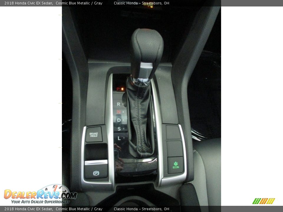 2018 Honda Civic EX Sedan Cosmic Blue Metallic / Gray Photo #33