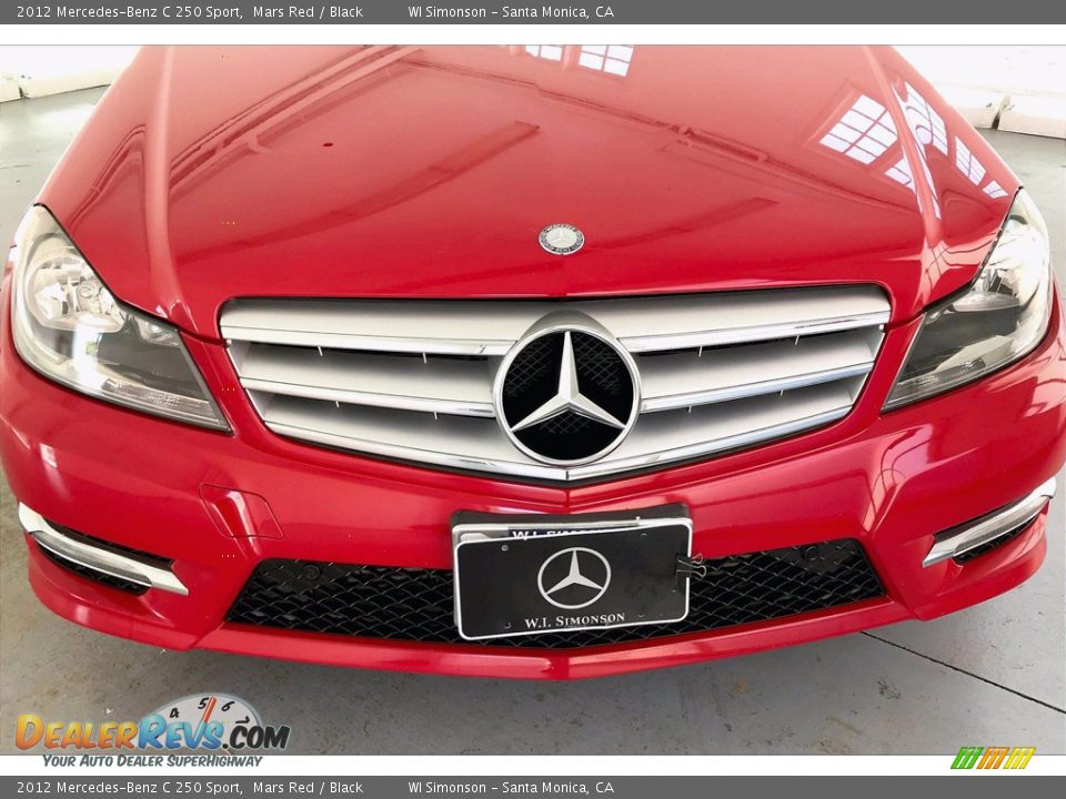 2012 Mercedes-Benz C 250 Sport Mars Red / Black Photo #30