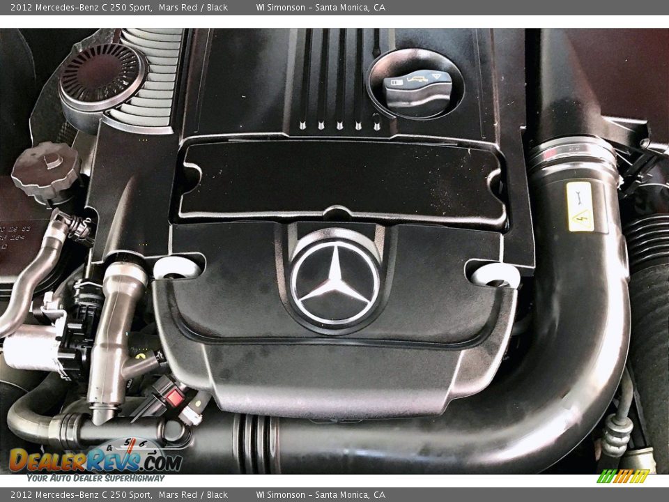 2012 Mercedes-Benz C 250 Sport Mars Red / Black Photo #32