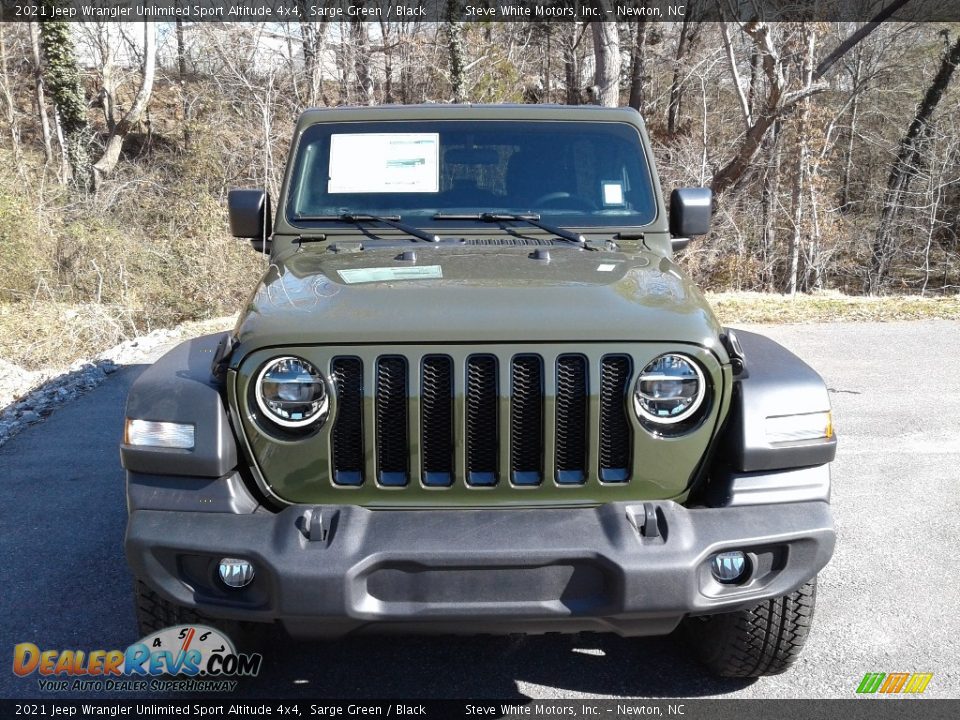 2021 Jeep Wrangler Unlimited Sport Altitude 4x4 Sarge Green / Black Photo #3