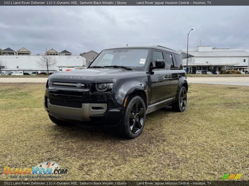 2021 Land Rover Defender 110 X-Dynamic HSE Santorini Black Metallic / Ebony Photo #1