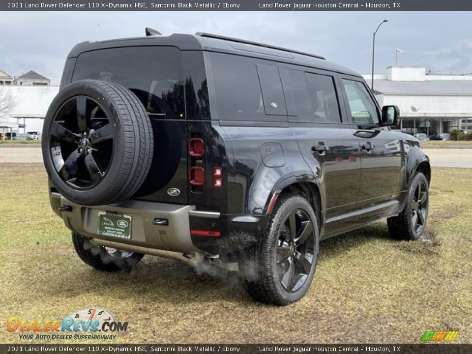 2021 Land Rover Defender 110 X-Dynamic HSE Santorini Black Metallic / Ebony Photo #3