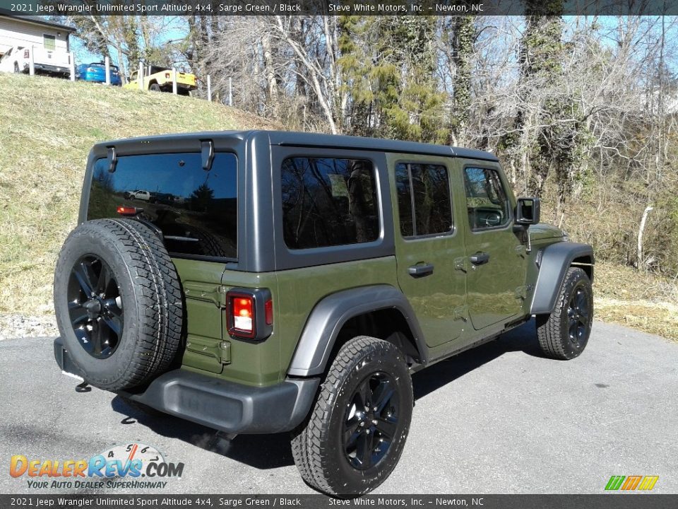 2021 Jeep Wrangler Unlimited Sport Altitude 4x4 Sarge Green / Black Photo #6