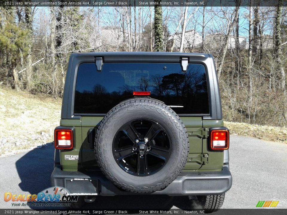 2021 Jeep Wrangler Unlimited Sport Altitude 4x4 Sarge Green / Black Photo #7