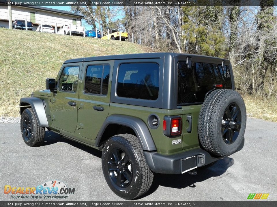 2021 Jeep Wrangler Unlimited Sport Altitude 4x4 Sarge Green / Black Photo #8