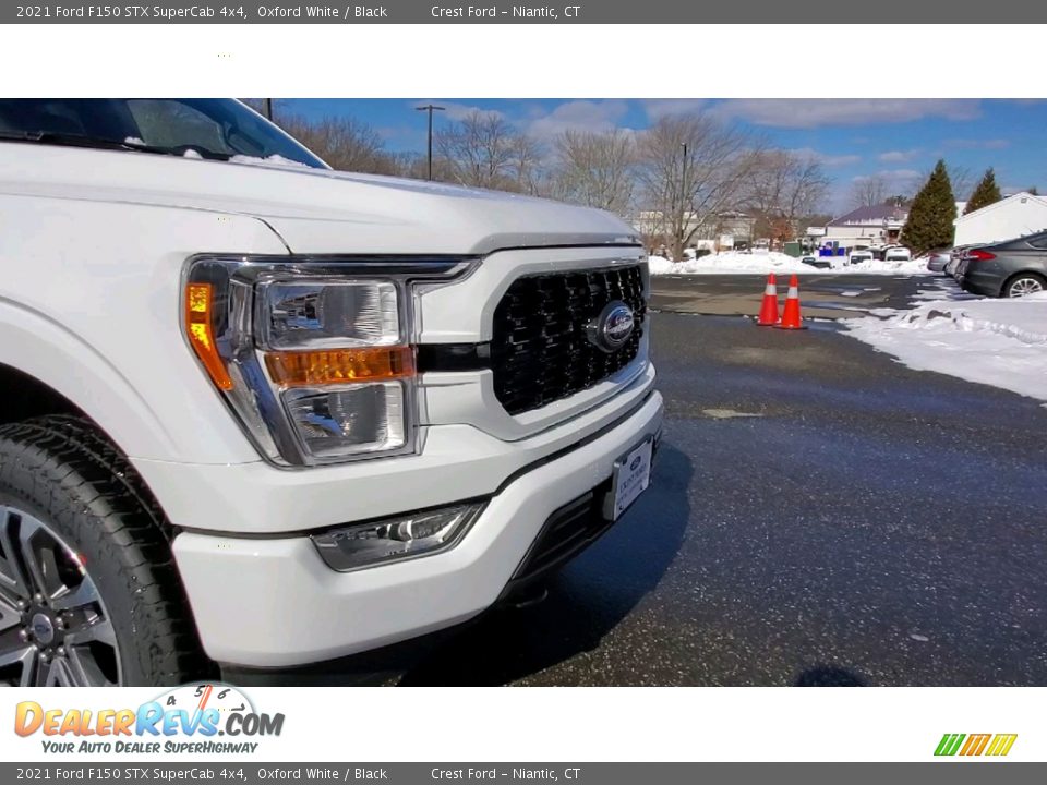 2021 Ford F150 STX SuperCab 4x4 Oxford White / Black Photo #27