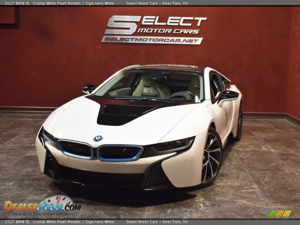 2017 BMW i8 Crystal White Pearl Metallic / Giga Ivory White Photo #1