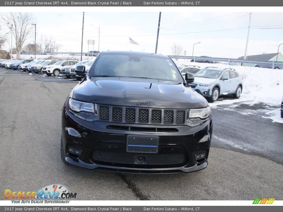 2017 Jeep Grand Cherokee SRT 4x4 Diamond Black Crystal Pearl / Black Photo #2