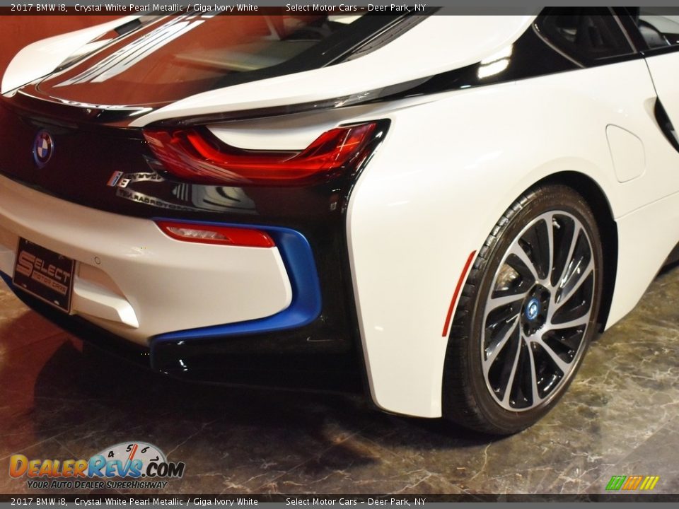 2017 BMW i8 Crystal White Pearl Metallic / Giga Ivory White Photo #5