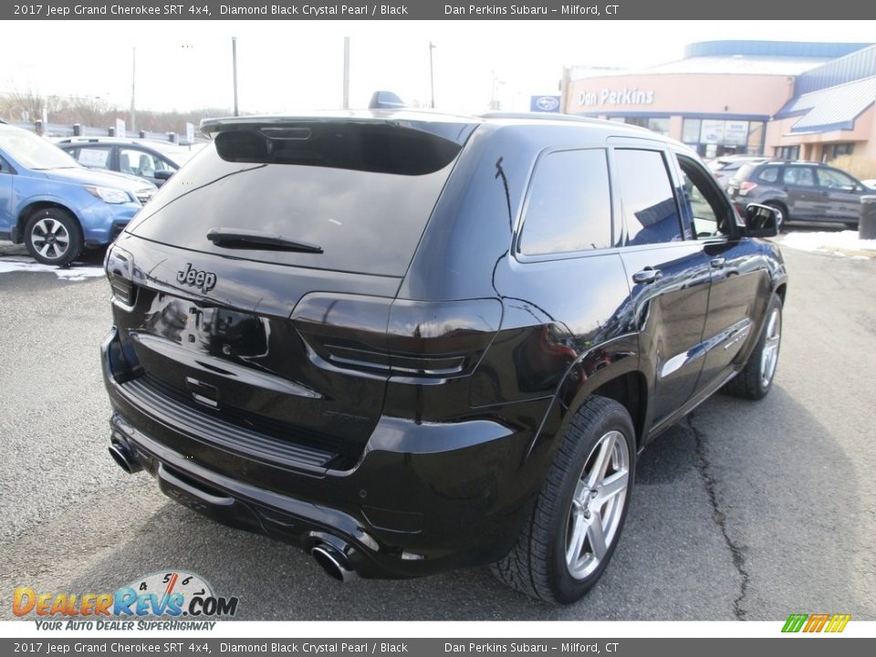 2017 Jeep Grand Cherokee SRT 4x4 Diamond Black Crystal Pearl / Black Photo #5