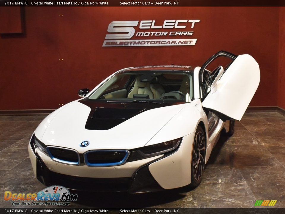 2017 BMW i8 Crystal White Pearl Metallic / Giga Ivory White Photo #6