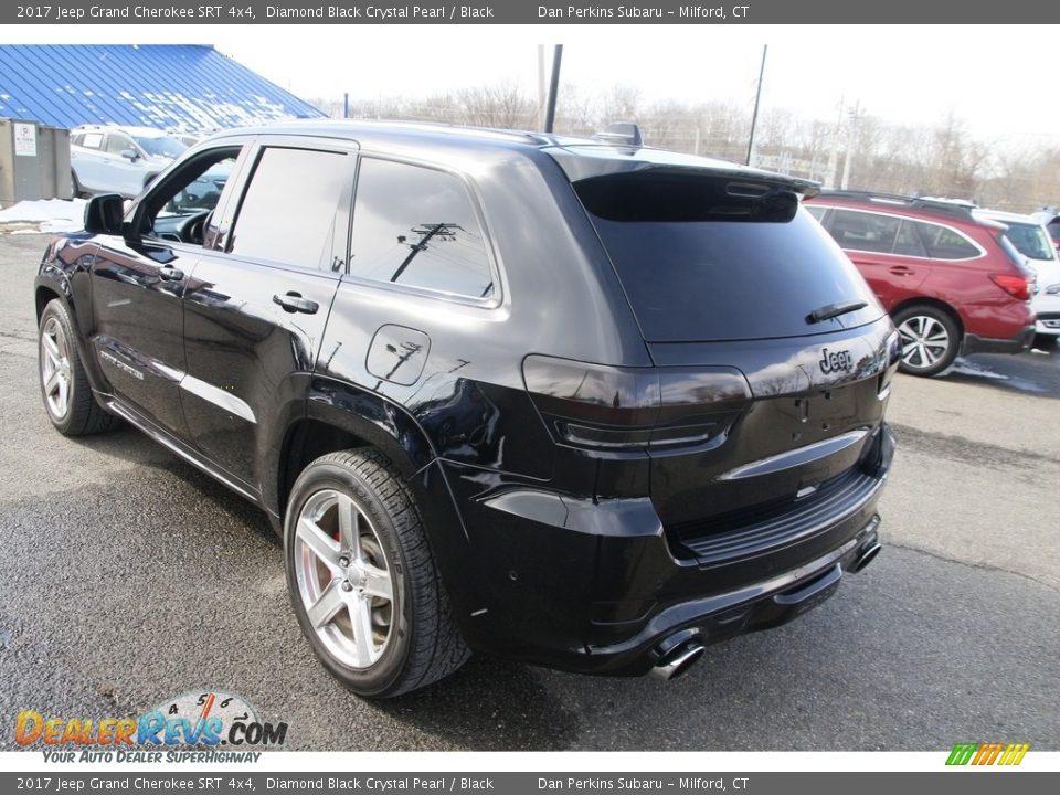 2017 Jeep Grand Cherokee SRT 4x4 Diamond Black Crystal Pearl / Black Photo #7