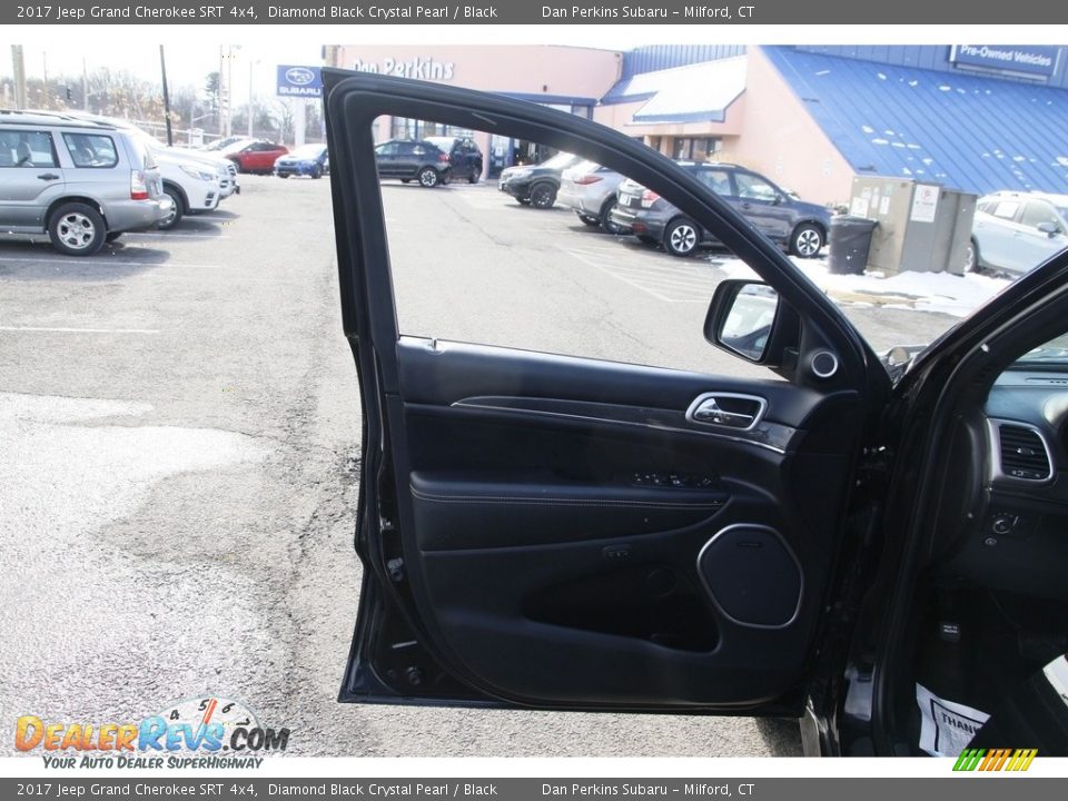 2017 Jeep Grand Cherokee SRT 4x4 Diamond Black Crystal Pearl / Black Photo #9