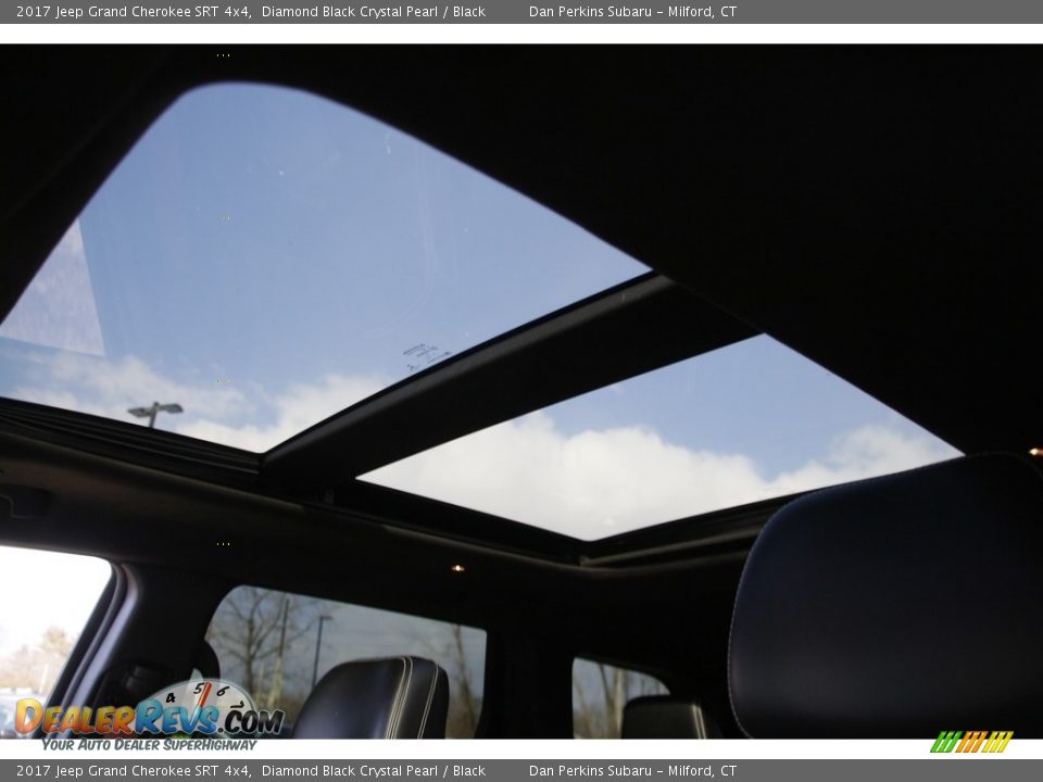 2017 Jeep Grand Cherokee SRT 4x4 Diamond Black Crystal Pearl / Black Photo #11