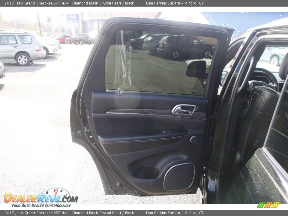 2017 Jeep Grand Cherokee SRT 4x4 Diamond Black Crystal Pearl / Black Photo #12