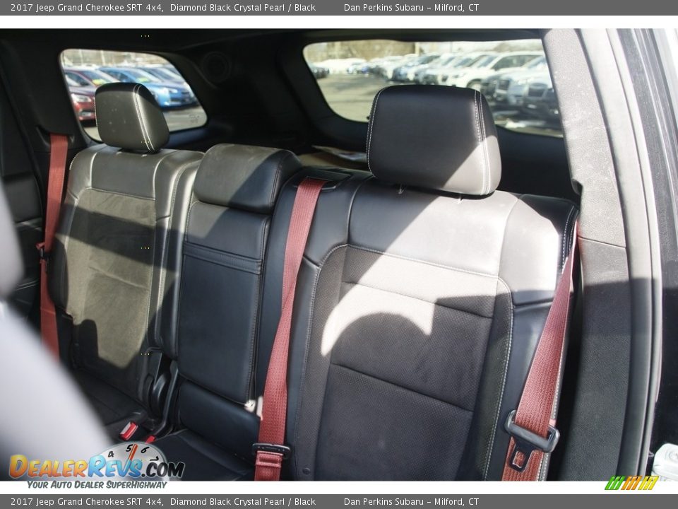 2017 Jeep Grand Cherokee SRT 4x4 Diamond Black Crystal Pearl / Black Photo #13
