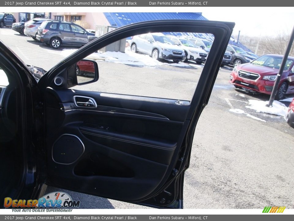 2017 Jeep Grand Cherokee SRT 4x4 Diamond Black Crystal Pearl / Black Photo #17