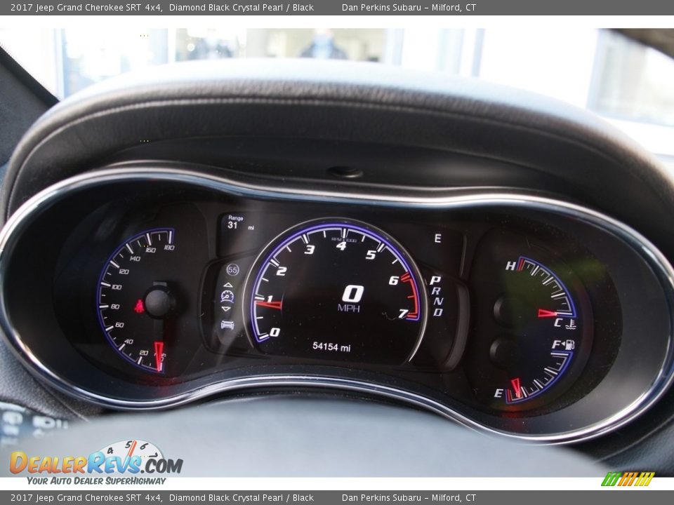 2017 Jeep Grand Cherokee SRT 4x4 Diamond Black Crystal Pearl / Black Photo #18