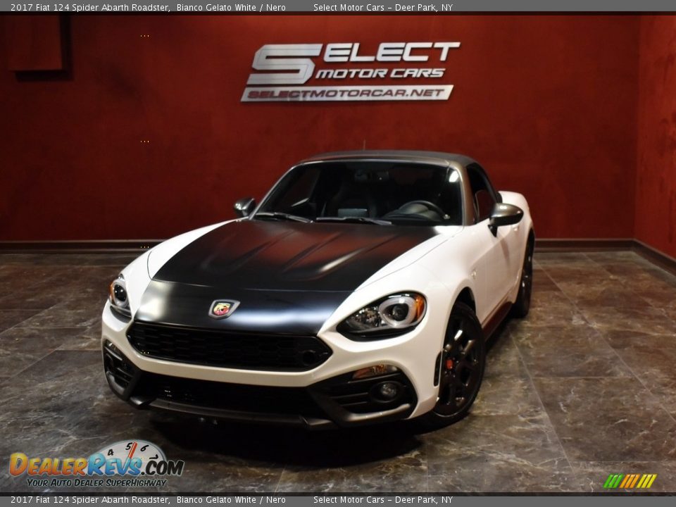 2017 Fiat 124 Spider Abarth Roadster Bianco Gelato White / Nero Photo #1