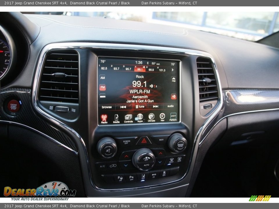 2017 Jeep Grand Cherokee SRT 4x4 Diamond Black Crystal Pearl / Black Photo #19