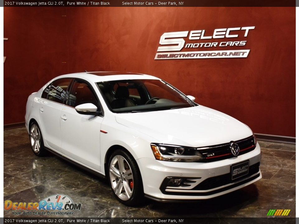 2017 Volkswagen Jetta GLI 2.0T Pure White / Titan Black Photo #3