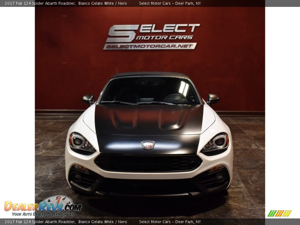 2017 Fiat 124 Spider Abarth Roadster Bianco Gelato White / Nero Photo #6