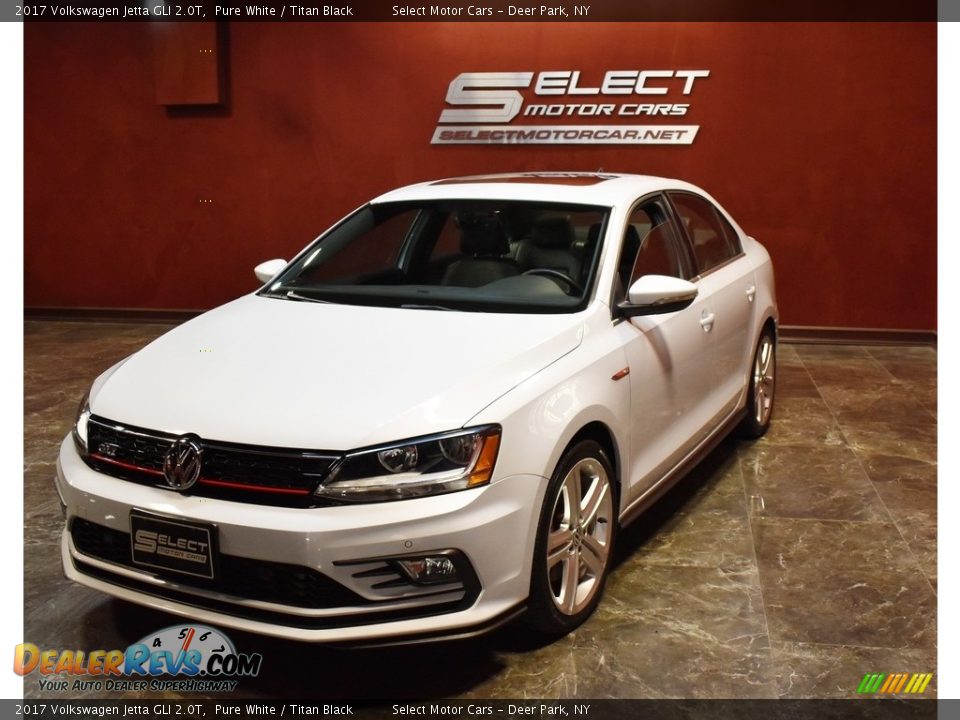 2017 Volkswagen Jetta GLI 2.0T Pure White / Titan Black Photo #6