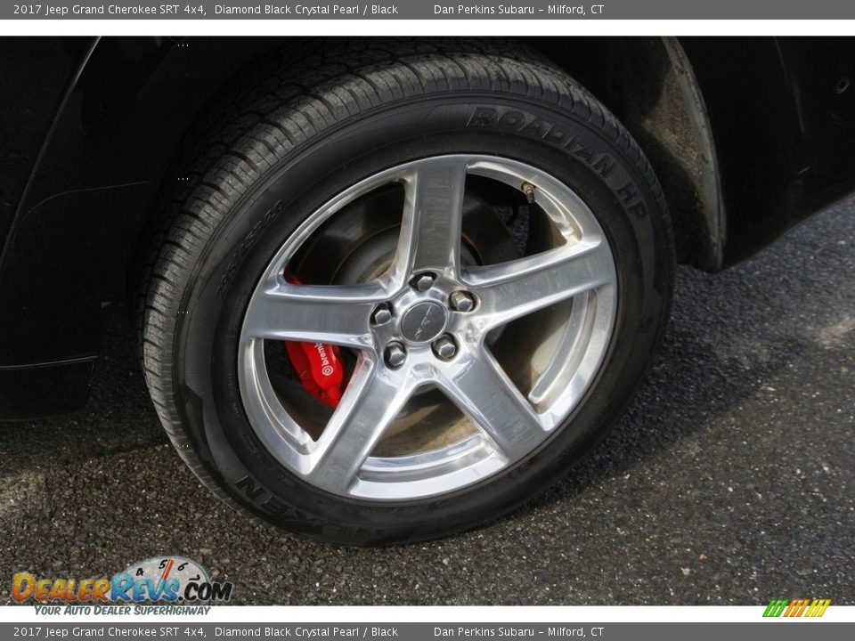 2017 Jeep Grand Cherokee SRT 4x4 Diamond Black Crystal Pearl / Black Photo #26