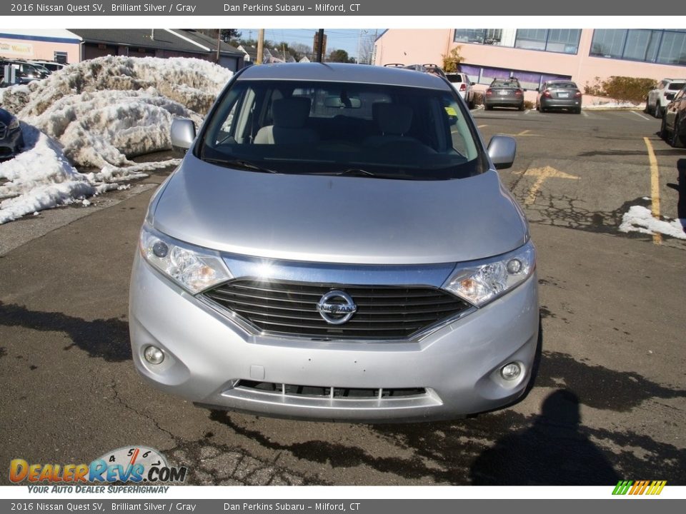 2016 Nissan Quest SV Brilliant Silver / Gray Photo #2