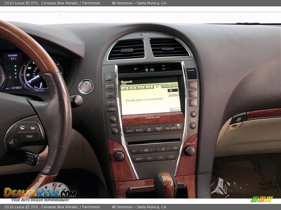 2010 Lexus ES 350 Cerulean Blue Metallic / Parchment Photo #5