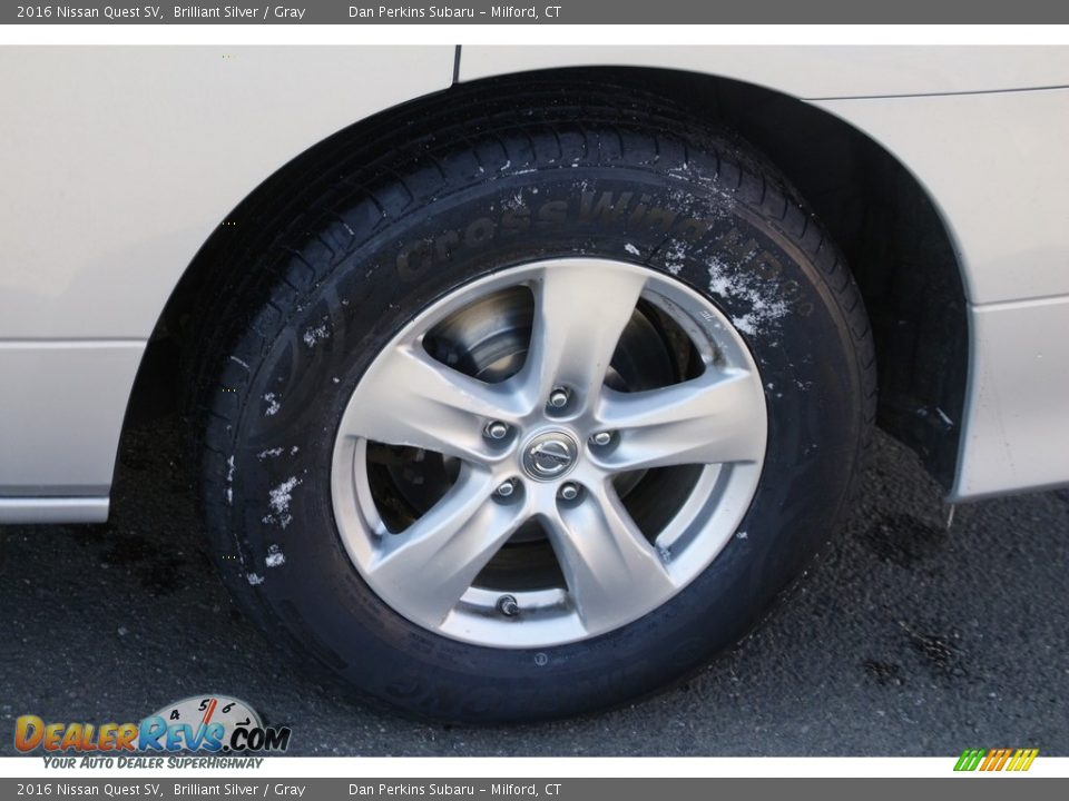 2016 Nissan Quest SV Brilliant Silver / Gray Photo #22