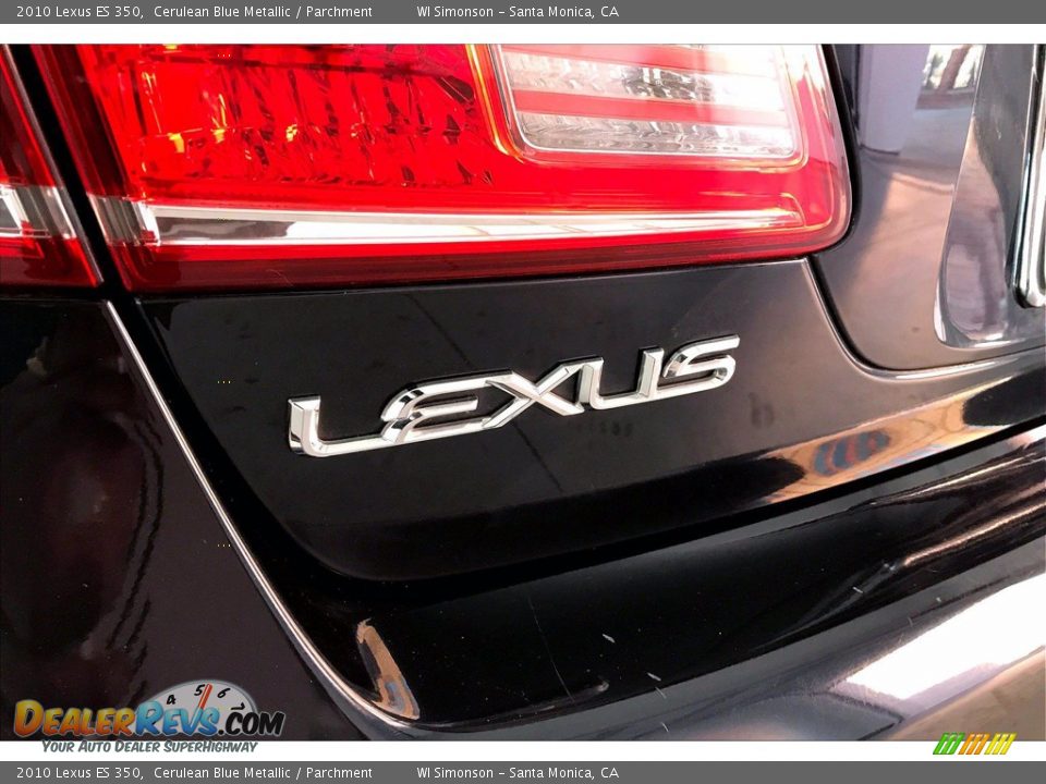 2010 Lexus ES 350 Cerulean Blue Metallic / Parchment Photo #31