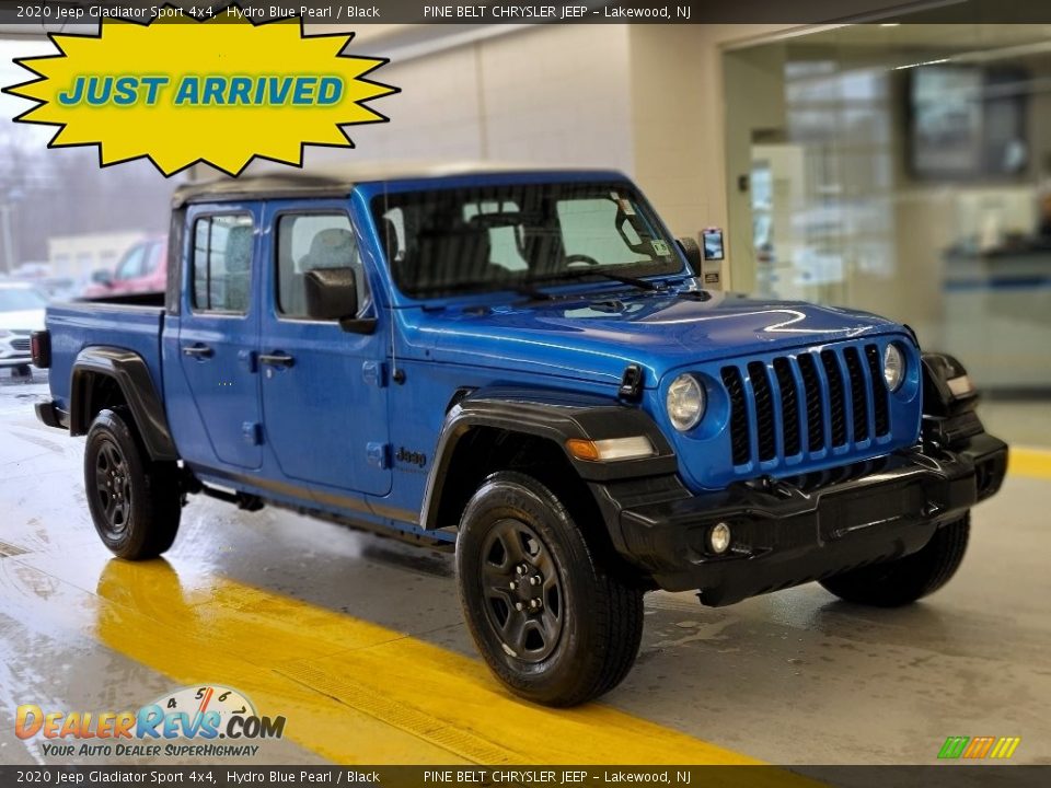 2020 Jeep Gladiator Sport 4x4 Hydro Blue Pearl / Black Photo #1