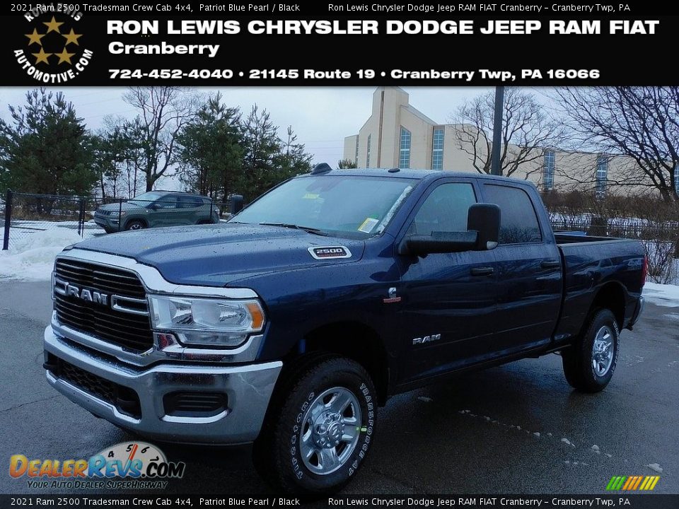 2021 Ram 2500 Tradesman Crew Cab 4x4 Patriot Blue Pearl / Black Photo #1