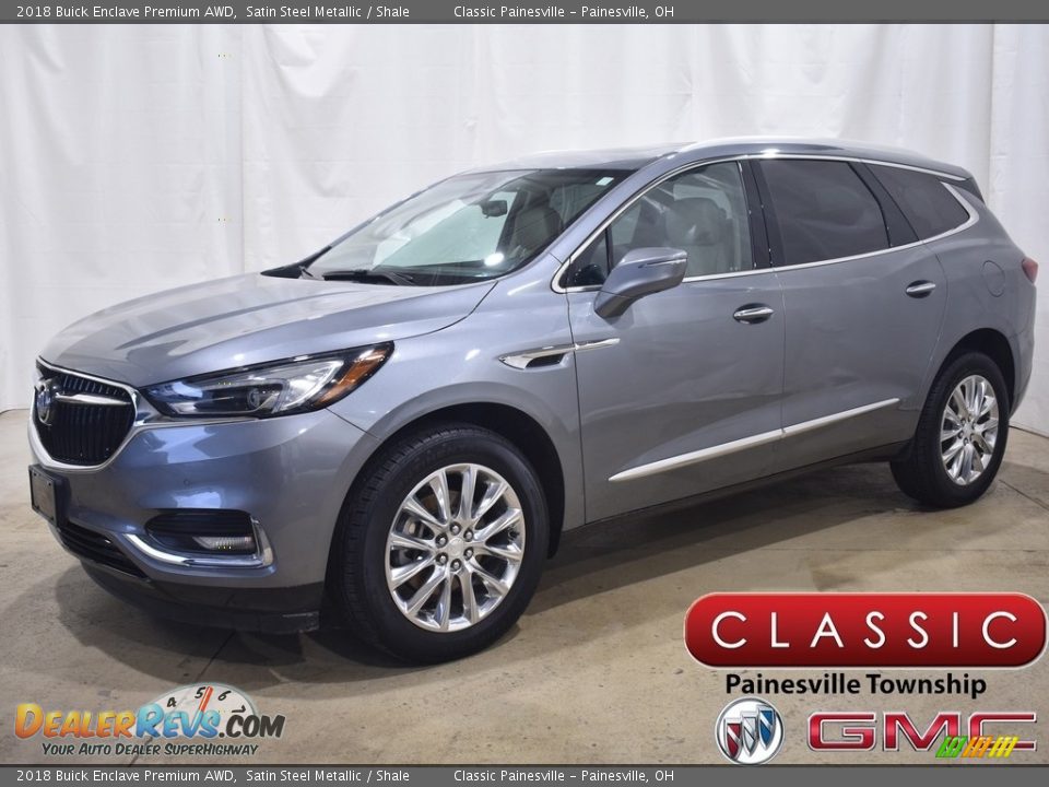 2018 Buick Enclave Premium AWD Satin Steel Metallic / Shale Photo #1