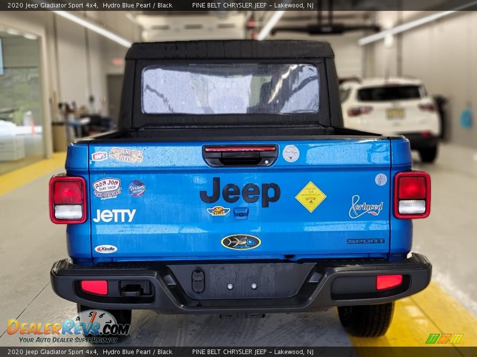 2020 Jeep Gladiator Sport 4x4 Hydro Blue Pearl / Black Photo #4