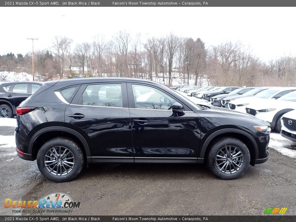 2021 Mazda CX-5 Sport AWD Jet Black Mica / Black Photo #1