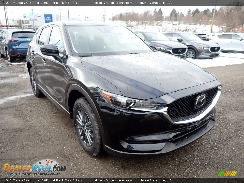 2021 Mazda CX-5 Sport AWD Jet Black Mica / Black Photo #3