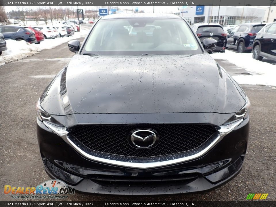 2021 Mazda CX-5 Sport AWD Jet Black Mica / Black Photo #4