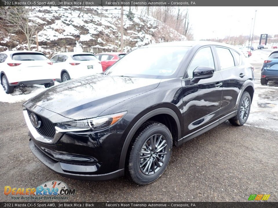 2021 Mazda CX-5 Sport AWD Jet Black Mica / Black Photo #5