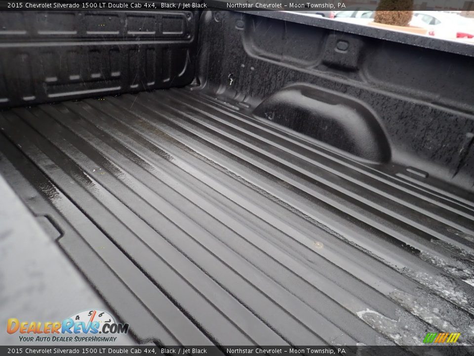 2015 Chevrolet Silverado 1500 LT Double Cab 4x4 Black / Jet Black Photo #18